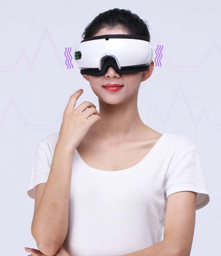 Smart eye massager designed to relieve eye strain and fatigue