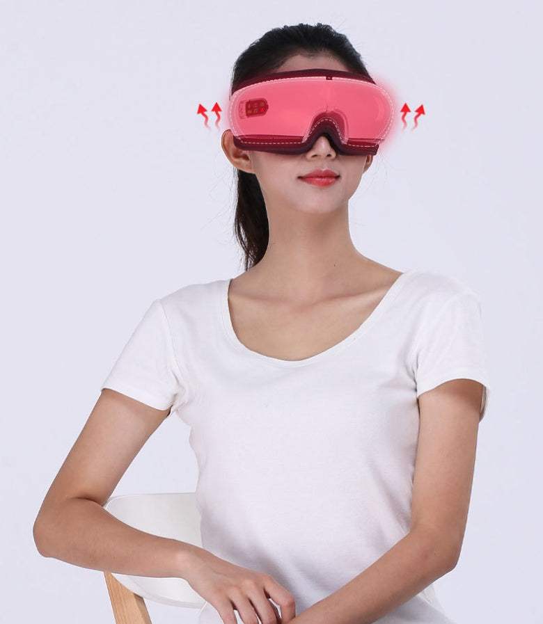 Smart eye massager designed to relieve eye strain and fatigue