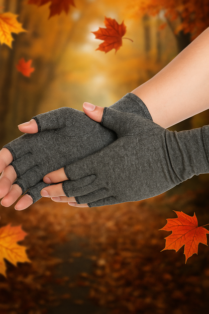 Breathable Health Care Half Finger Gloves