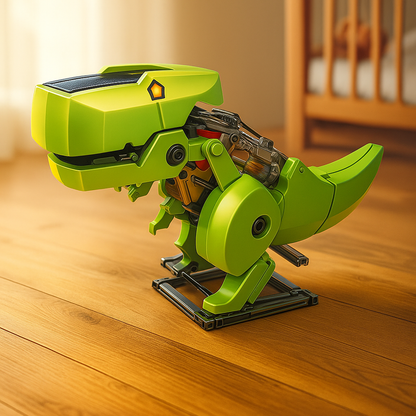 High Tech DIY 4in1 Transforming Solar Powered DinoRobot