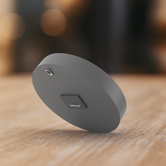 Independent Wireless Desktop Round Mobile Phone Charger Furniture Accessories Plastic Accessories